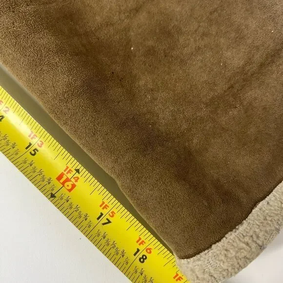 Men's Aeropostale Tan Zipper Front Lined Coat Size L - Picture 16 of 16